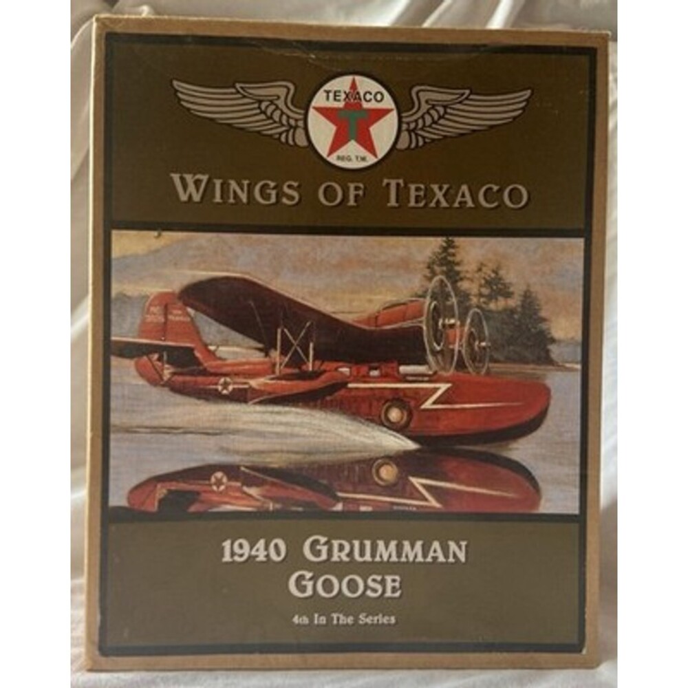 Wings Of Texaco 1940 Grumman Goose 4th In The Series Diecast Metal Coin Bank